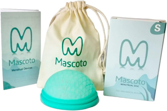 Reusable Menstrual Disc from Medical-Grade Silicone, Flat-fit Cup, Petal Thin (S/L)