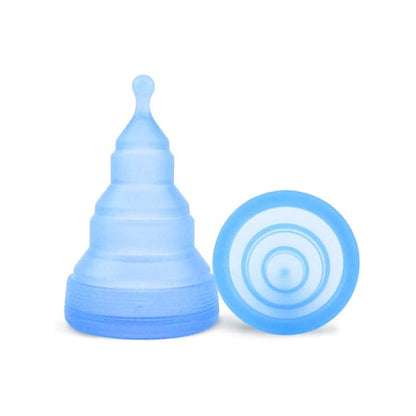 Reusable Foldable Menstrual Cup for Beginners, Made from Medical-Grade Silicone (S/L)