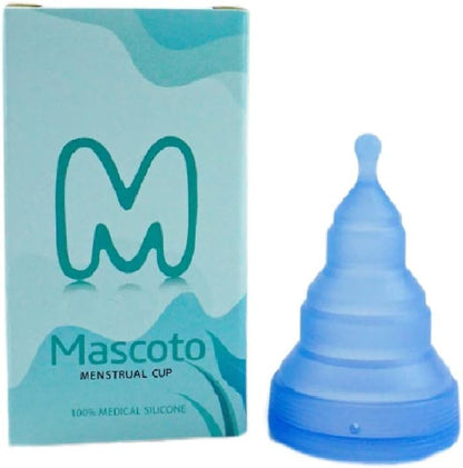 Reusable Foldable Menstrual Cup for Beginners, Made from Medical-Grade Silicone (S/L)