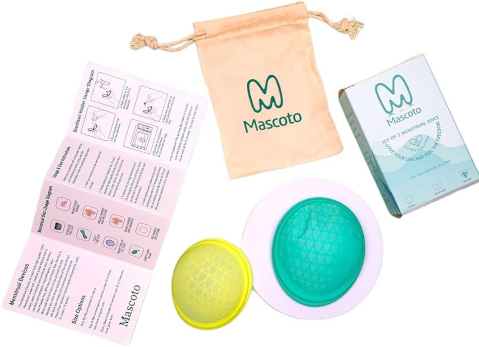 Reusable Medical-Grade Silicone Menstrual Disc (Set of 2)