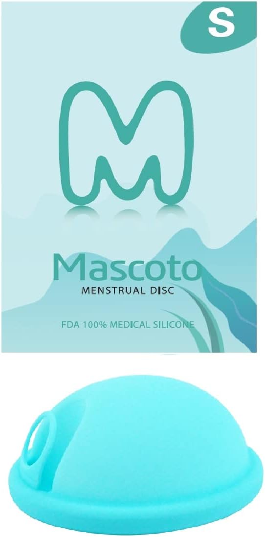 Reusable Menstrual Disc with Loop from Medical-Grade Silicone, Flat-fit Cup, Petal Thin