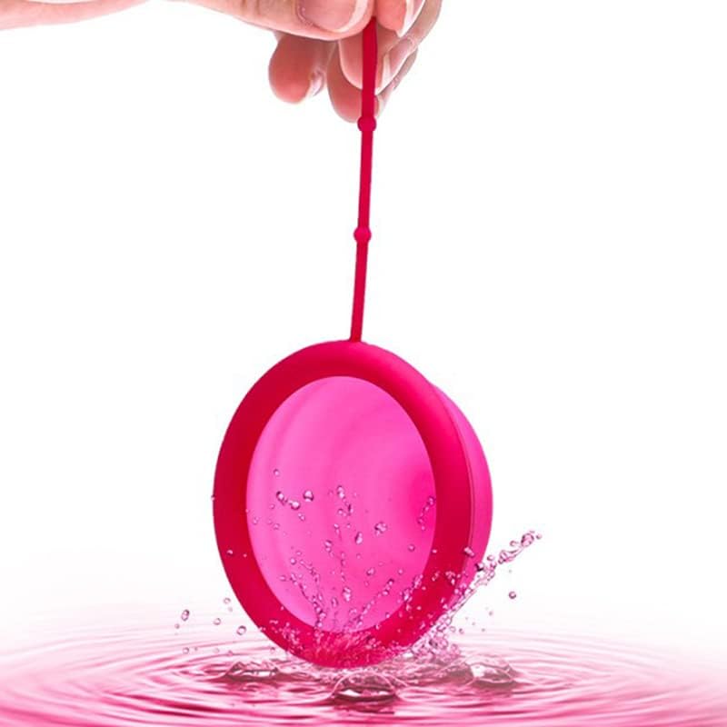 Reusable Medical-Grade Silicone Menstrual Disc with String (Flat-fit Cup, Petal Thin and Ultra Comfortable)