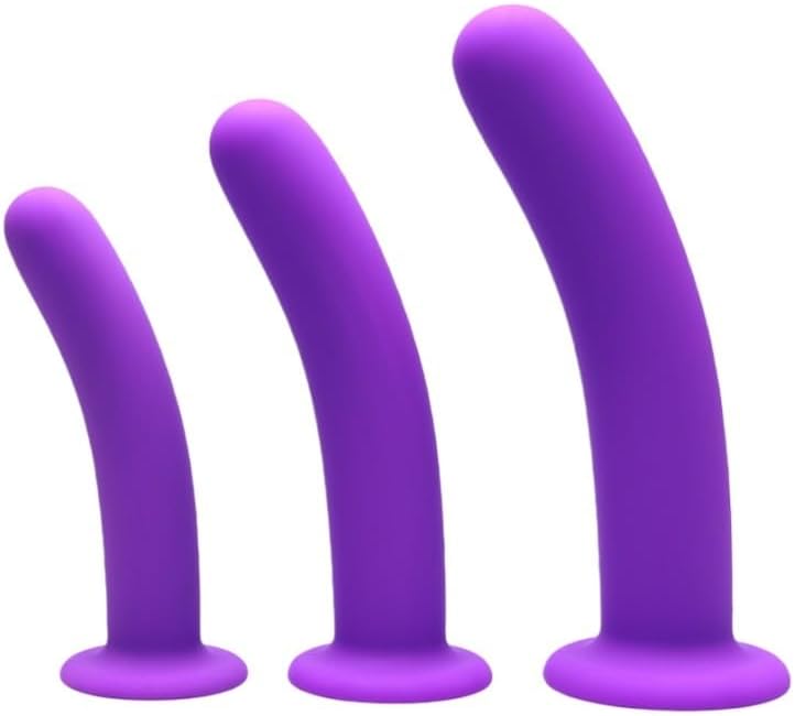 Pelvic Floor Trainer Set: 3-Piece Soft Silicone Dilators @Mascoto