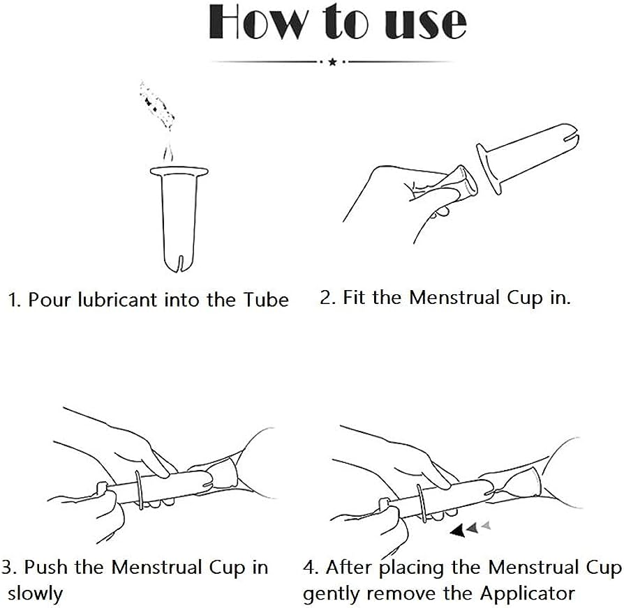 Reusable Menstrual Cup Applicator